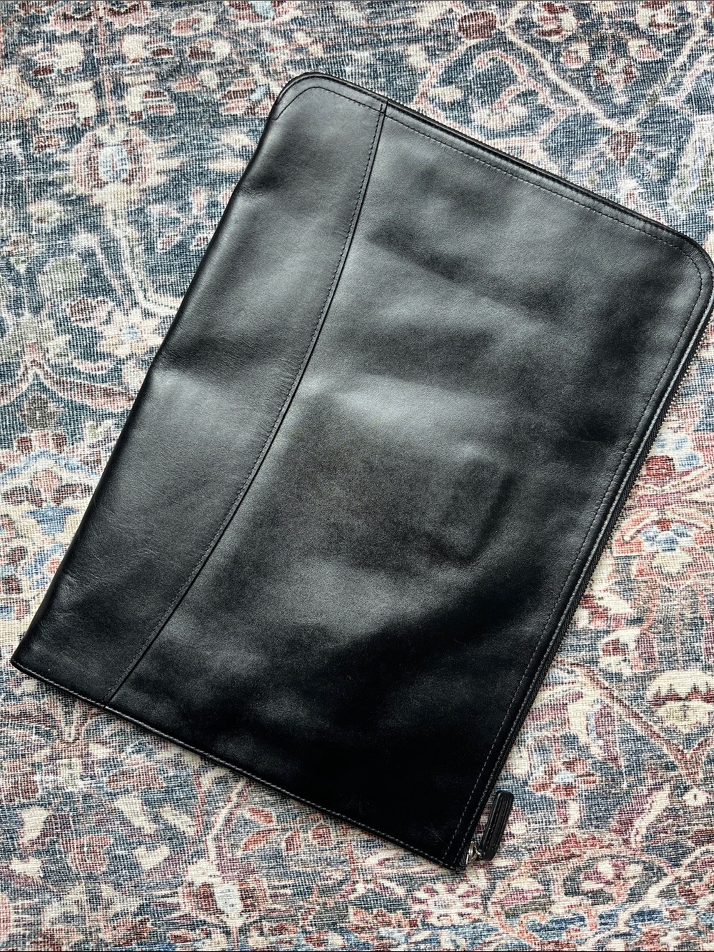 Levenger NEW! Black Leather Document Sleeve - Professional Portfolio; Laptop